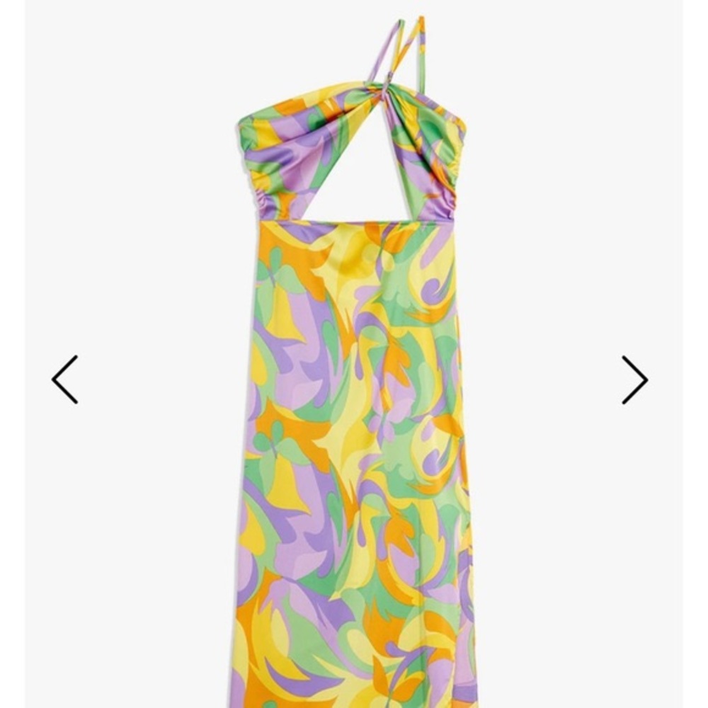 WeWoreWhat Tie Halter Dress -Small